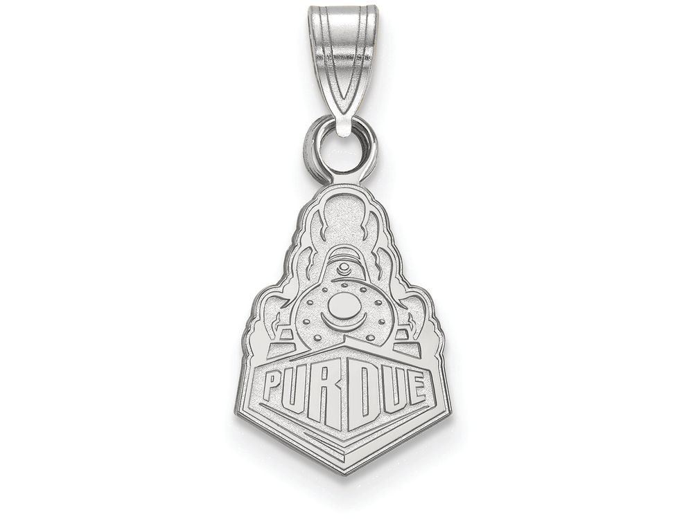14k White Gold Logoart Purdue Small Pendant