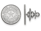 14k White Gold Logoart Baylor University Crest Lapel Pin