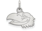 14k White Gold Logoart University Of Kansas Extra Small Pendant