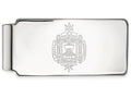 14k White Gold Logoart Navy Money Clip Crest