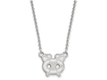 14k White Gold Nhl Logoart Chicago Blackhawks Small Pendant Necklace