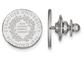 14k White Gold Logoart Syracuse University Crest Lapel Pin