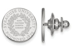 14k White Gold Logoart Syracuse University Crest Lapel Pin