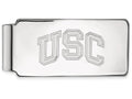 Logoart 14k White Gold University Of Southern California Money Clip