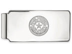 14k White Gold Logoart Baylor University Money Clip Crest