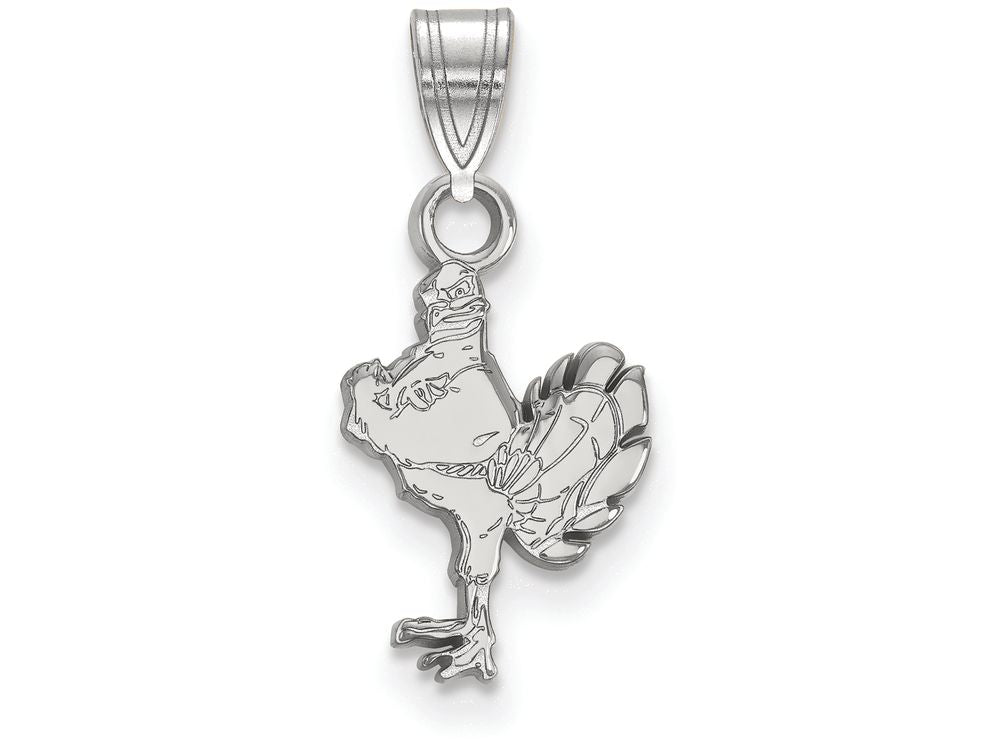 14k White Gold Logoart Virginia Tech Small Pendant