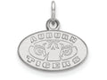 14k White Gold Logoart Auburn University Extra Small Pendant