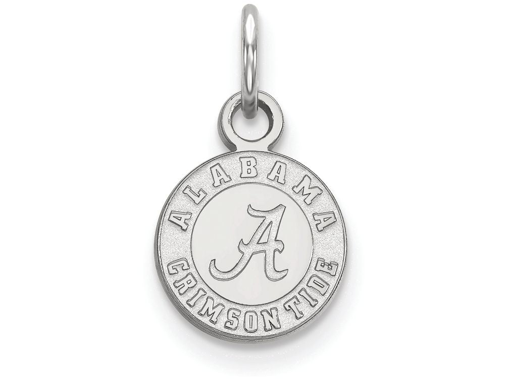 14k White Gold Logoart University Of Alabama Extra Small Pendant