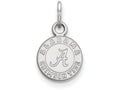 14k White Gold Logoart University Of Alabama Extra Small Pendant