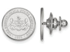 14k White Gold Logoart Penn State University Crest Lapel Pin