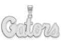 14k White Gold Logoart University Of Florida Medium Pendant