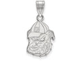 14k White Gold Logoart University Of Georgia Medium Pendant