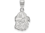 14k White Gold Logoart University Of Georgia Medium Pendant