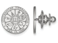 14k White Gold Logoart University Of Nebraska Crest Lapel Pin