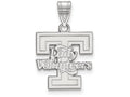 14k White Gold Logoart University Of Tennessee Medium Pendant
