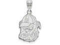 14k White Gold Logoart University Of Georgia Large Pendant