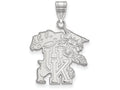 14k White Gold Logoart University Of Kentucky Large Pendant
