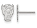 14k White Gold Logoart North Carolina State University Extra Small Post Earrings