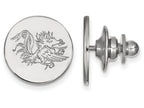 14k White Gold Logoart University Of South Carolina Lapel Pin