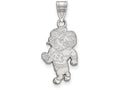 14k White Gold Logoart University Of North Carolina Large Pendant