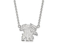 14k White Gold Logoart University Of Kentucky Large Pendant Necklace