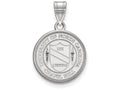 14k White Gold Logoart University Of North Carolina Medium Crest Pendant