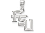 14k White Gold Logoart Florida State University Medium Pendant