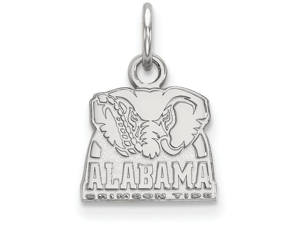 14k White Gold Logoart University Of Alabama Extra Small Pendant
