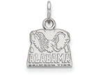 14k White Gold Logoart University Of Alabama Extra Small Pendant