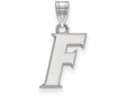 14k White Gold Logoart University Of Florida Small Pendant