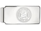 14k White Gold Logoart University Of North Carolina Money Clip Crest