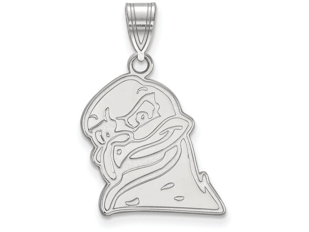 14k White Gold Logoart Virginia Tech Large Pendant