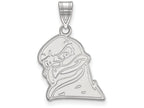 14k White Gold Logoart Virginia Tech Large Pendant