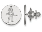 14k White Gold Logoart West Virginia University Lapel Pin