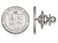 14k White Gold Logoart Virginia Tech Crest Lapel Pin