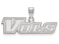14k White Gold Logoart University Of Tennessee Small Pendant