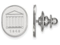 14k White Gold Logoart University Of Mississippi Crest Lapel Pin
