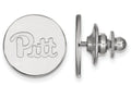 14k White Gold Logoart University Of Pittsburgh Lapel Pin