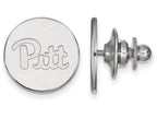 14k White Gold Logoart University Of Pittsburgh Lapel Pin
