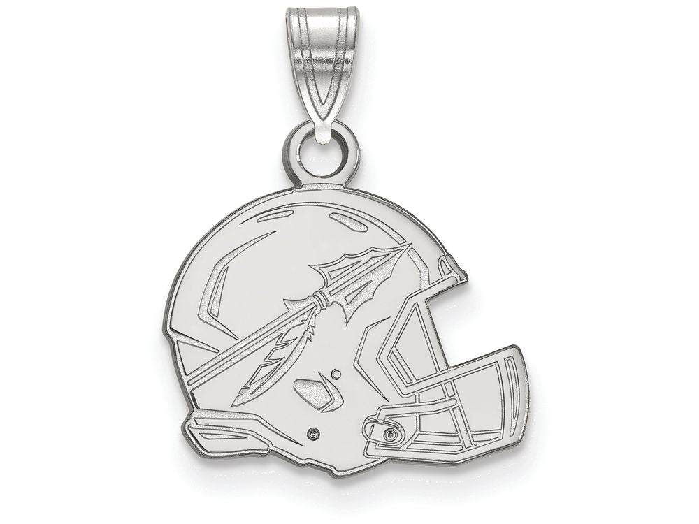 14k White Gold Logoart Florida State University Medium Pendant