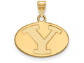 14k Yellow Gold Logoart Brigham Young University Small Pendant