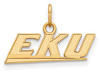14k Yellow Gold Logoart Eastern Kentucky University Extra Small Pendant