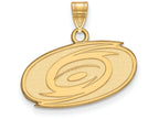 14k Yellow Gold Nhl Logoart Carolina Hurricanes Small Pendant