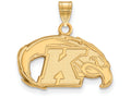 14k Yellow Gold Logoart Kent State University Small Pendant