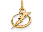 14k Yellow Gold Nhl Logoart Tampa Bay Lightning Extra Small Pendant