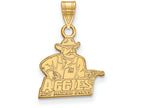 14k Yellow Gold Logoart New Mexico State University Small Pendant