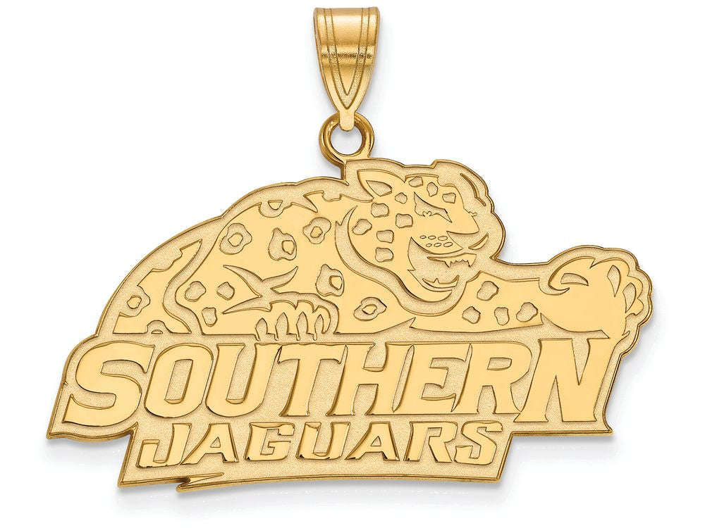 14k Yellow Gold Logoart Southern University Large Pendant