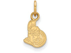 14k Yellow Gold Nhl Logoart Ottawa Senators Extra Small Pendant