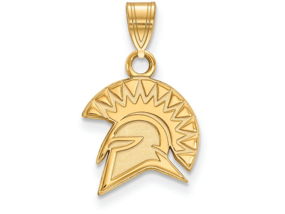 14k Yellow Gold Logoart San Jose State University Small Pendant