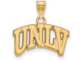 14k Yellow Gold Logoart University Of Nevada Las Vegas Small Pendant